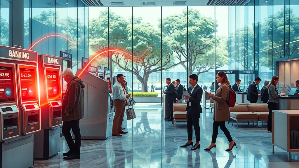 머니 무브와 금리 경쟁 (realistic 스타일)