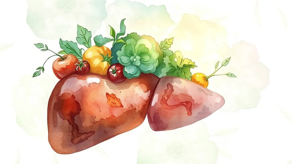 간암 초기 증상, 놓치지 마세요! (watercolor 스타일)