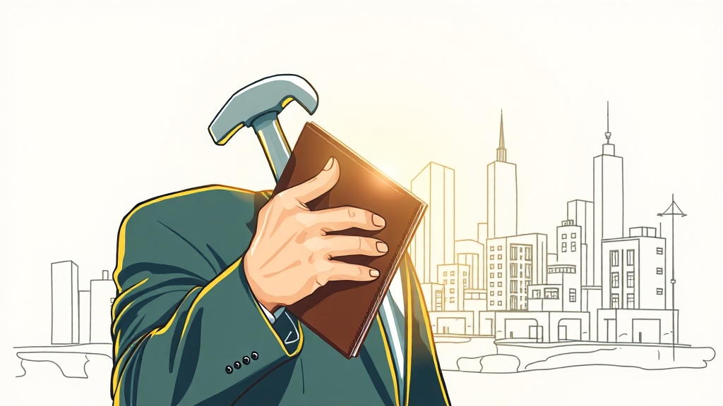 부동산 관련 자격증 및 전문 분야 (illustration 스타일)