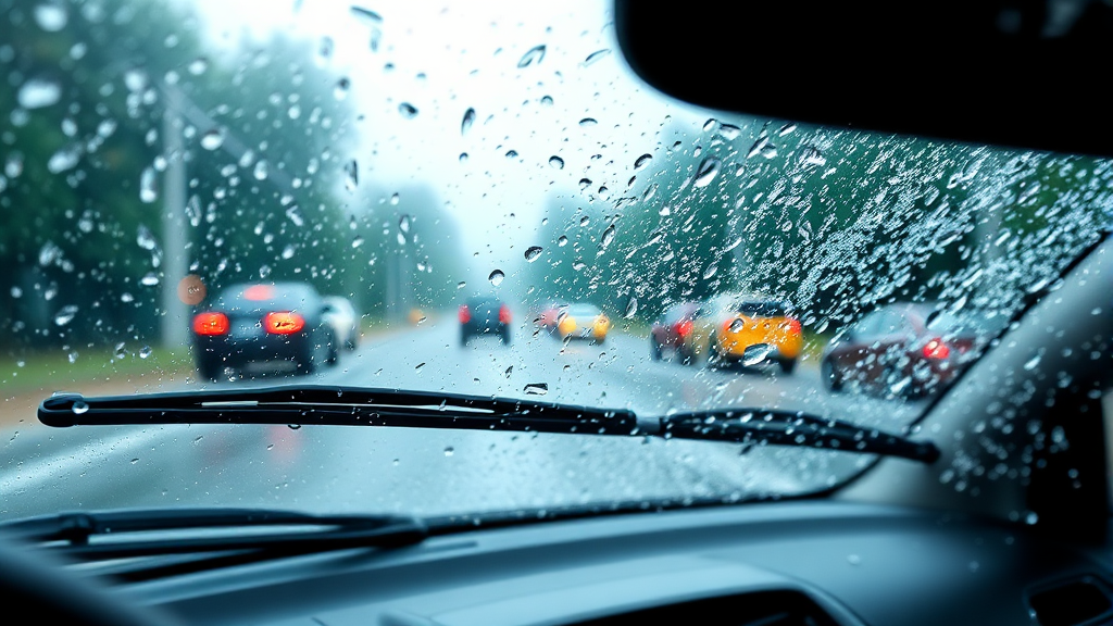 보쉬 와이퍼 관리 요령 (realistic 스타일)