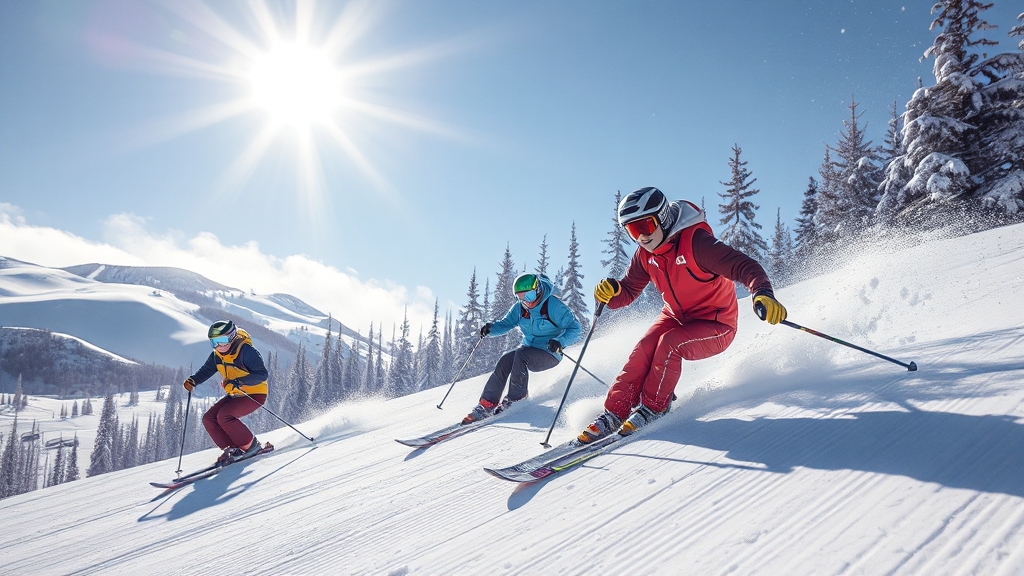 개장 예정 스키장 정보 (realistic 스타일)