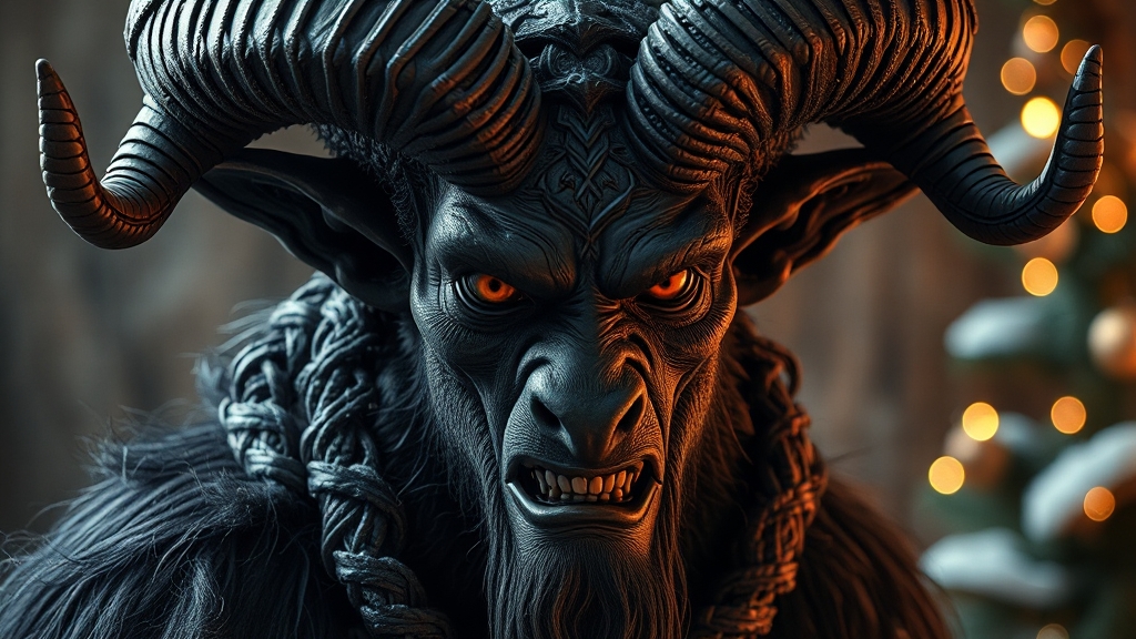 크리스마스 괴물 이야기 (realistic 스타일)