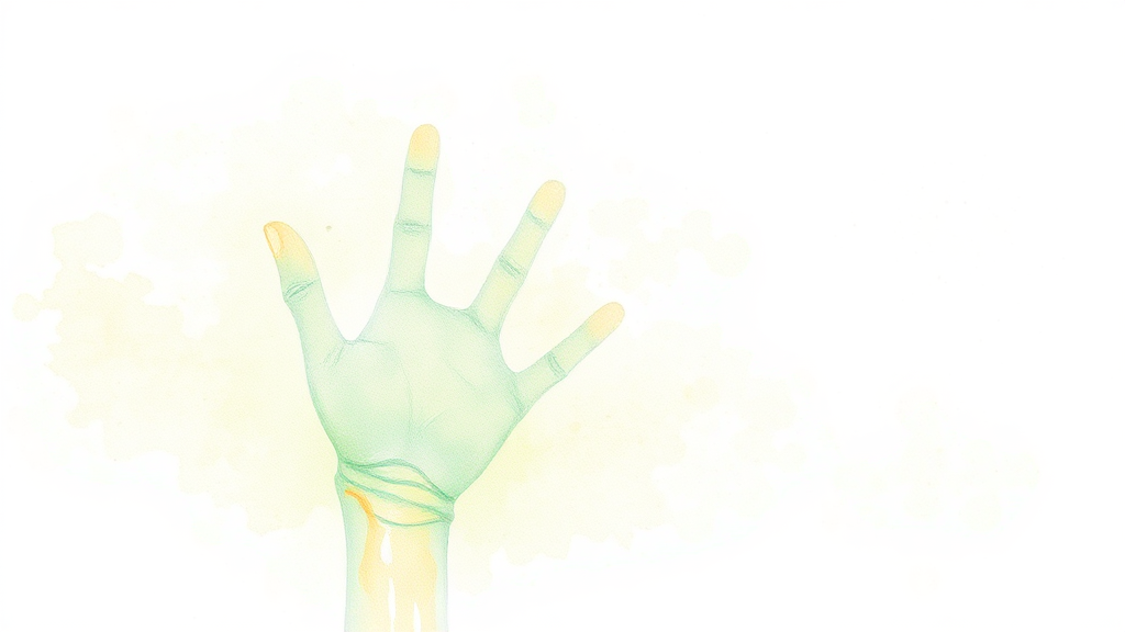 건강보험 적용 배경 (watercolor 스타일)