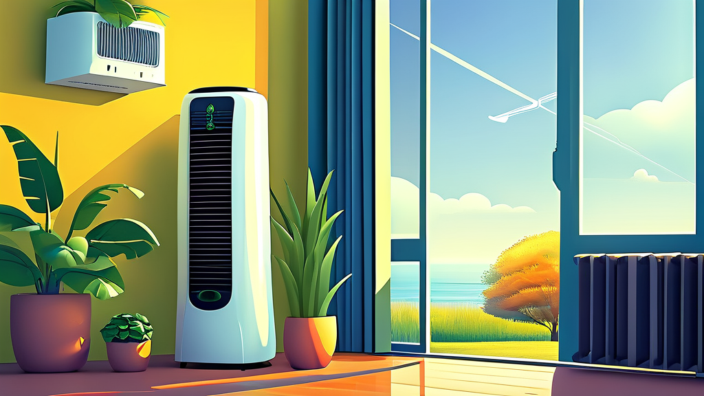 에어컨 사전점검 후 관리 요령 (illustration 스타일)