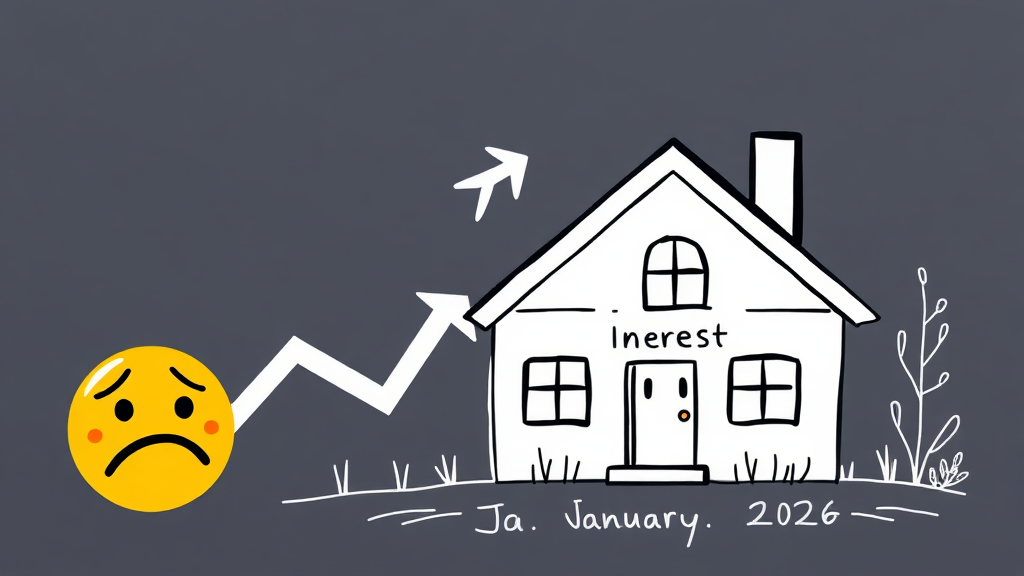2026년 1월 금리 전망 (illustration 스타일)