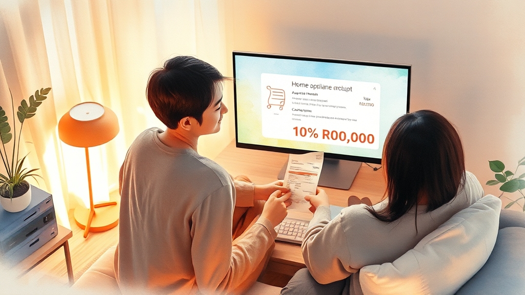 환급금 계산 방법 (watercolor 스타일)