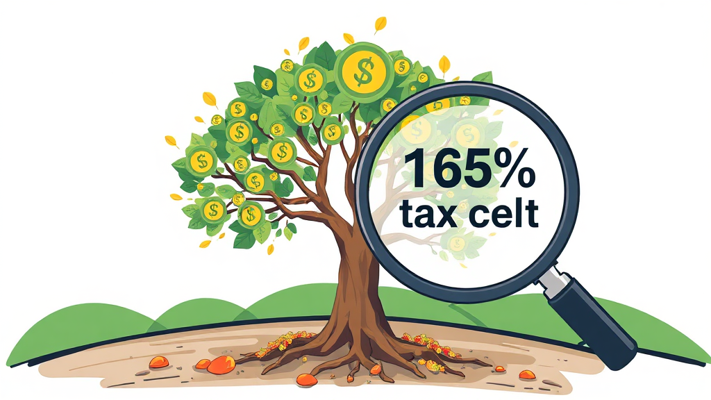 소득 수준별 세액공제율 및 환급액 (illustration 스타일)