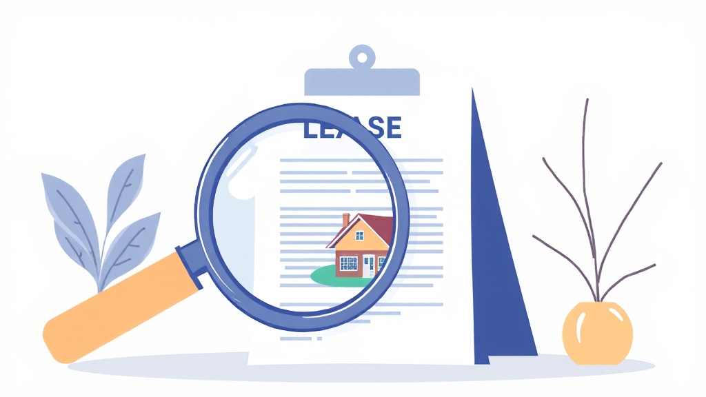 전세 계약 시 주의사항 및 특약사항 작성 (illustration 스타일)