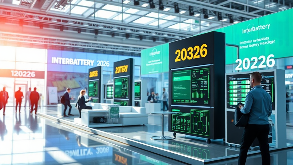 인터배터리 2026: 사전등록, 왜 해야 할까요? (realistic 스타일)