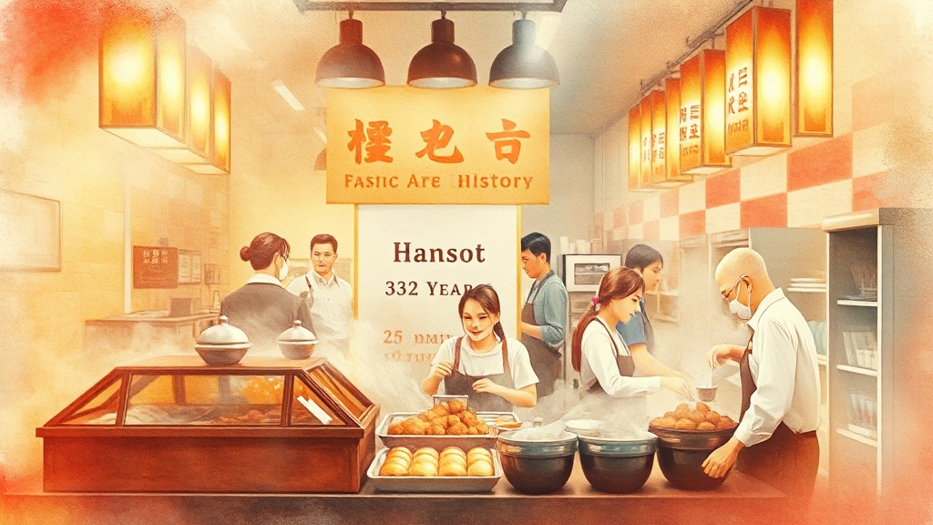 한솥 매장, 어디에 있나? (watercolor 스타일)