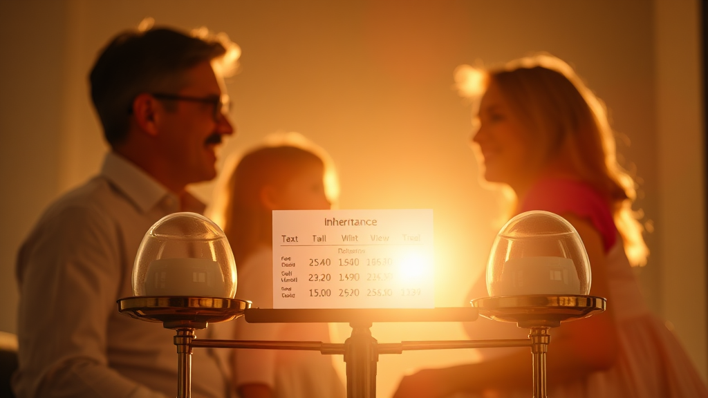 상속세 신고 대상 (realistic 스타일)