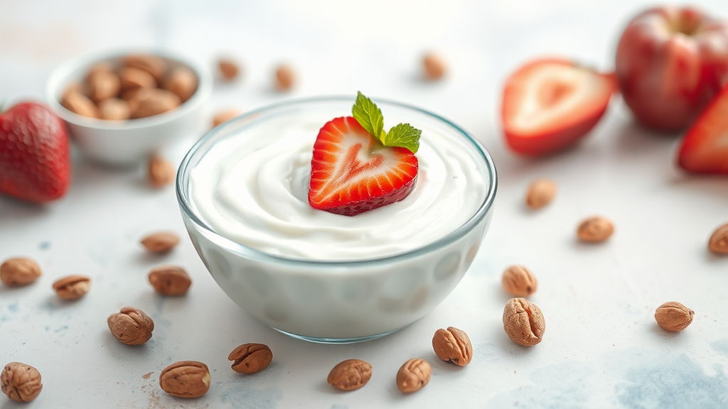 플레인 요거트 vs 가당 요거트: 현명한 선택 가이드 (watercolor 스타일)