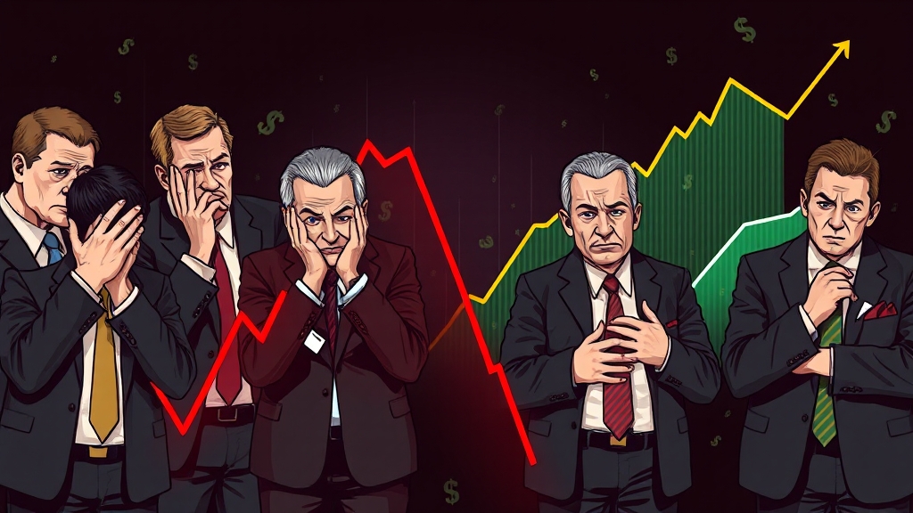 국채 금리 상승, 왜 주식 시장에 영향? (illustration 스타일)