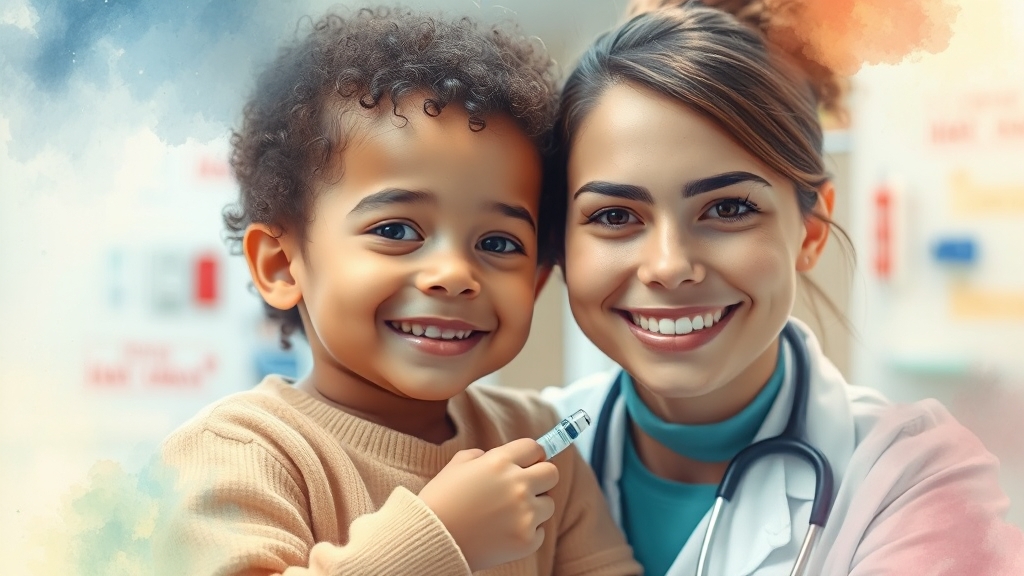 어디서 맞아야 할까? 예약은 어떻게? (watercolor 스타일)