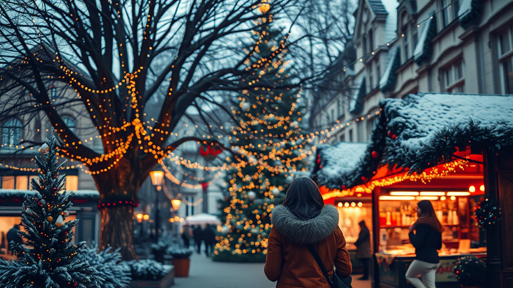 에버랜드 주변 크리스마스 명소 & 데이트 코스 (realistic 스타일)