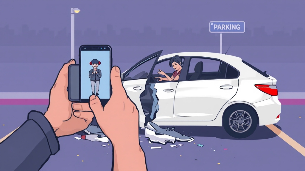 사고 발생 시 대처법 (illustration 스타일)