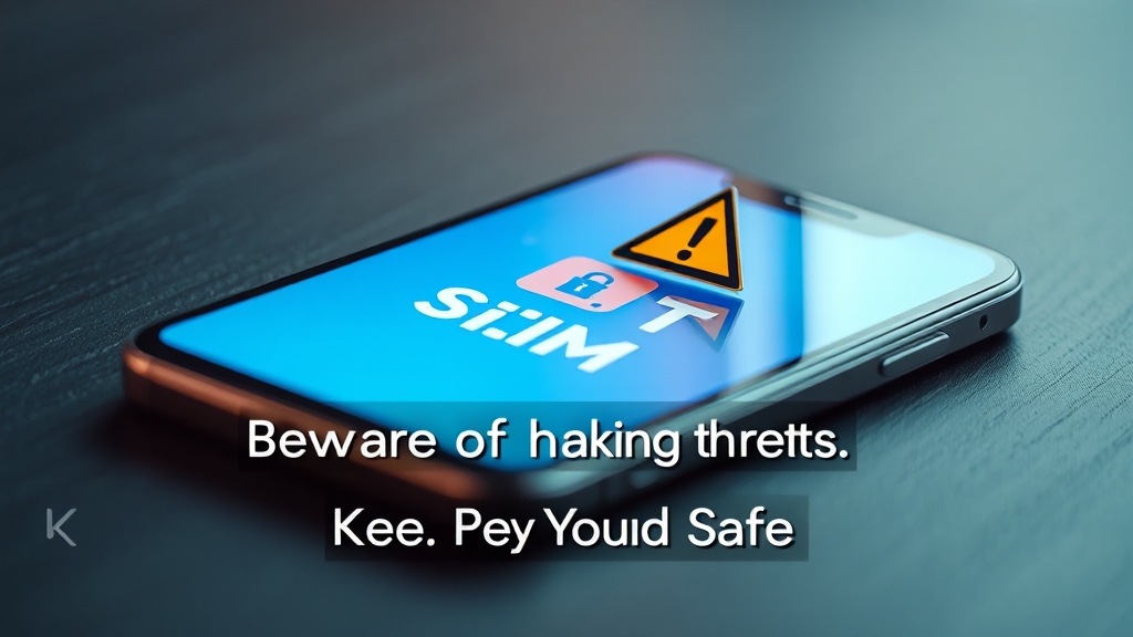 SKT 유심 이식 불가 사태 및 대응 (realistic 스타일)