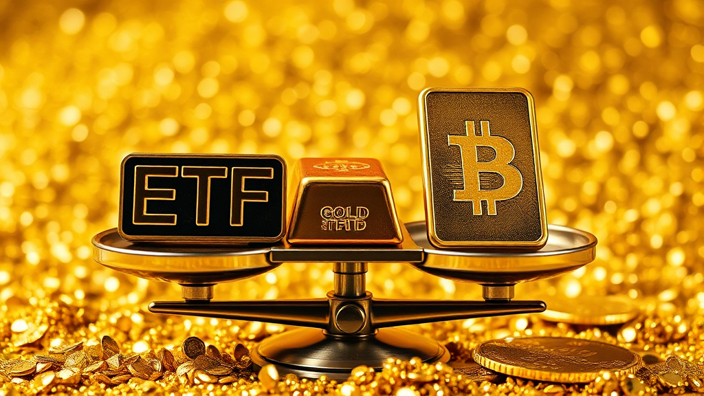 금/은 투자 방법 비교: ETF vs 실물 (realistic 스타일)