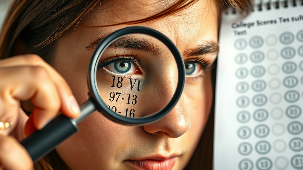 가채점 시 유의사항 (realistic 스타일)