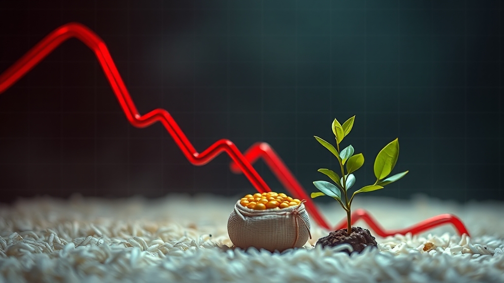 불안정한 경제 지표 (realistic 스타일)