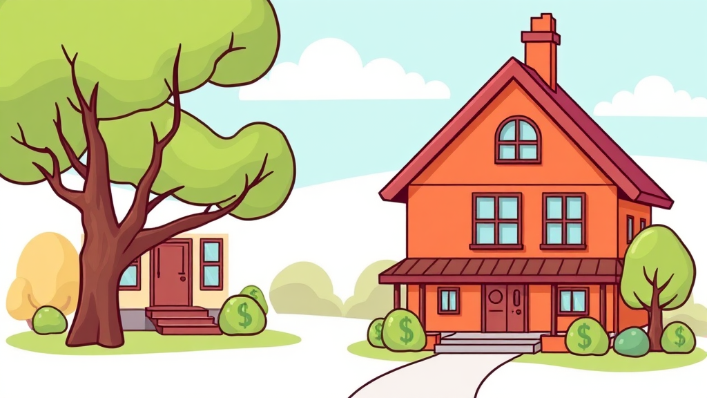 상속세 납부 방식: 연부연납 & 물납 (cartoon 스타일)