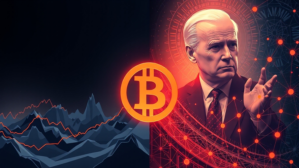 암호화폐 시장에 미치는 정책 변화의 영향 (illustration 스타일)