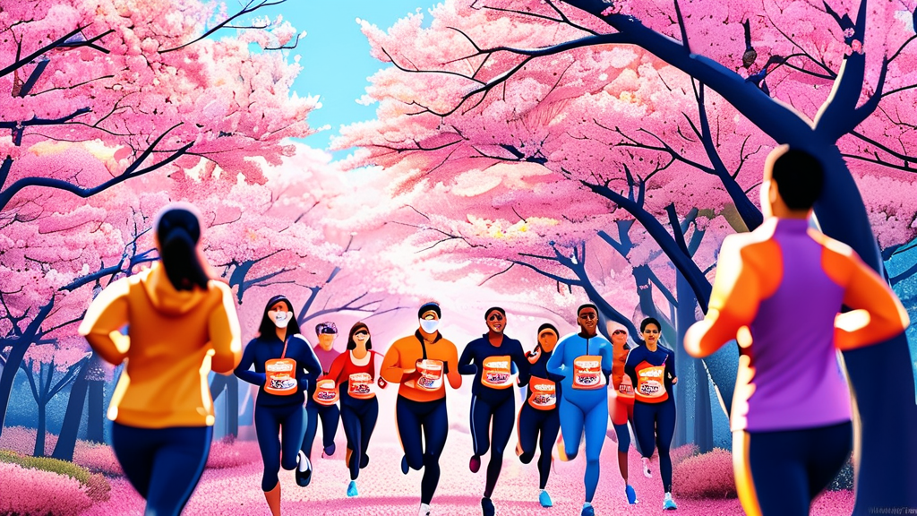 참가 혜택 및 기념품 안내 (cartoon 스타일)