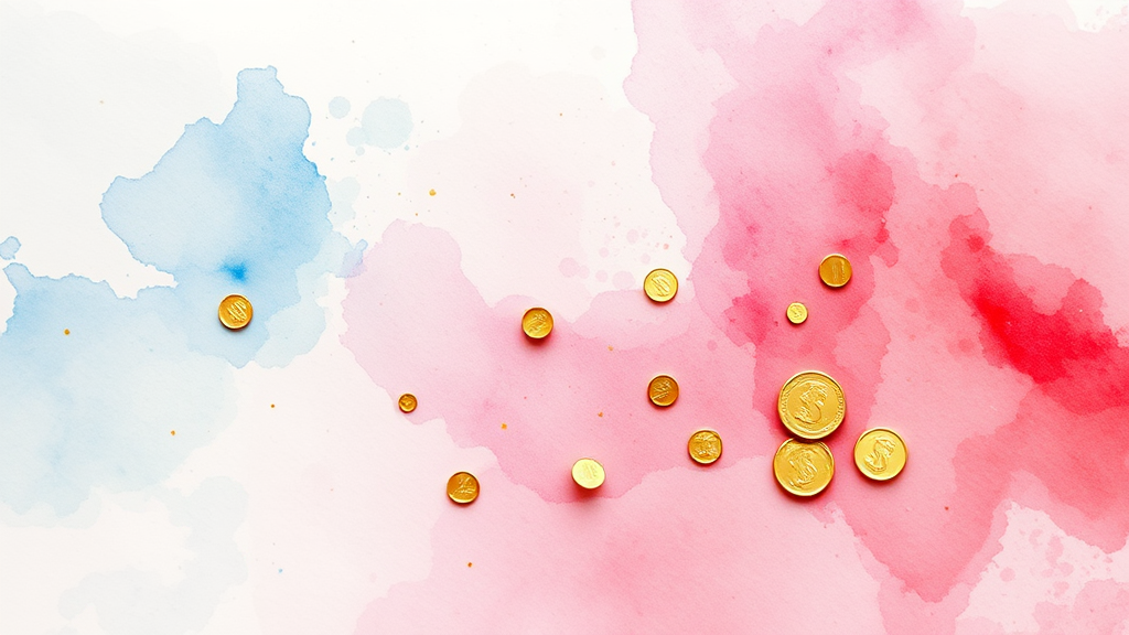 현금 전환 시, 알아두면 좋은 꿀팁 (watercolor 스타일)