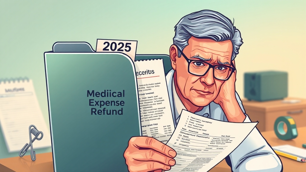 의료비 영수증 보관 (illustration 스타일)