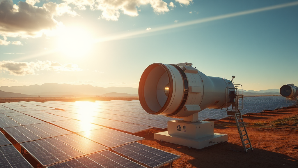 우주 태양광 밸류체인 분석 및 주요 기업 탐색 (realistic 스타일)