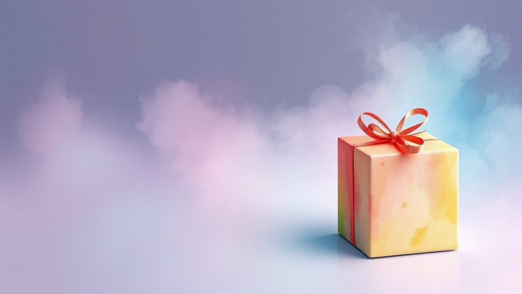 나이별 맞춤 지원금 (watercolor 스타일)