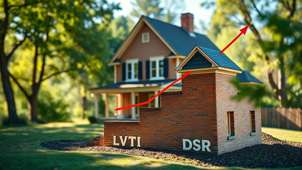 주택담보대출 한도 결정의 핵심 지표 (realistic 스타일)