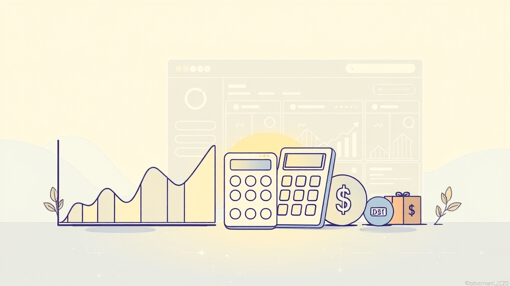 대출 한도 계산 방법 (illustration 스타일)