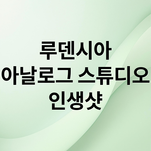 루덴시아
아날로그 스튜디오
인생샷 (루덴시아 테마파크 아날로그 스튜디오)