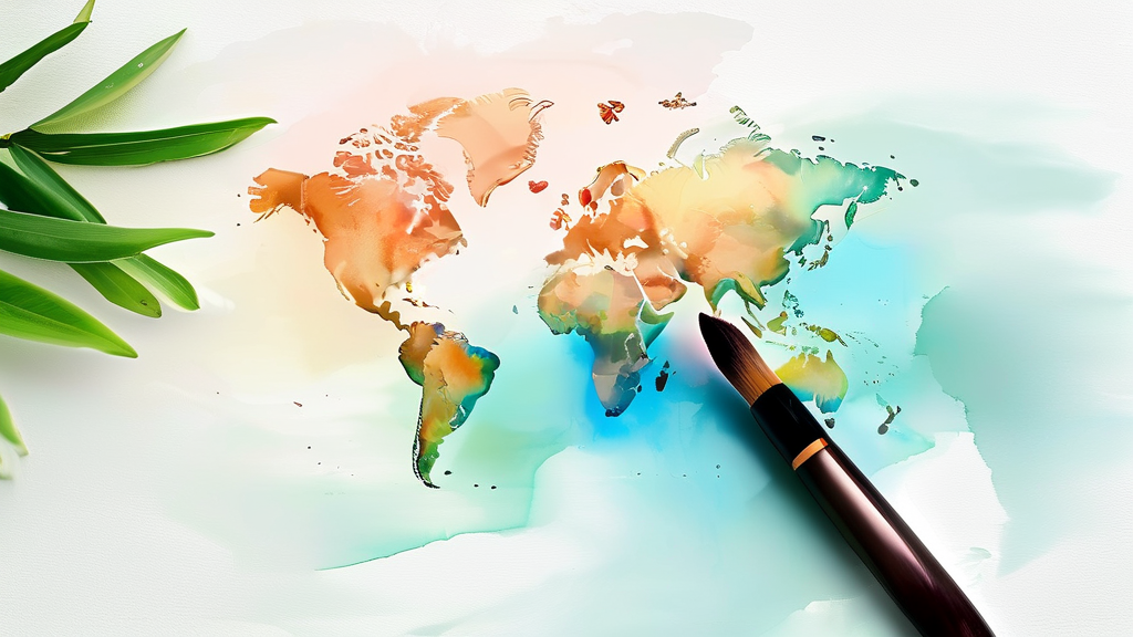 아포스티유, 국제적으로 통용되는 문서 인증 (watercolor 스타일)