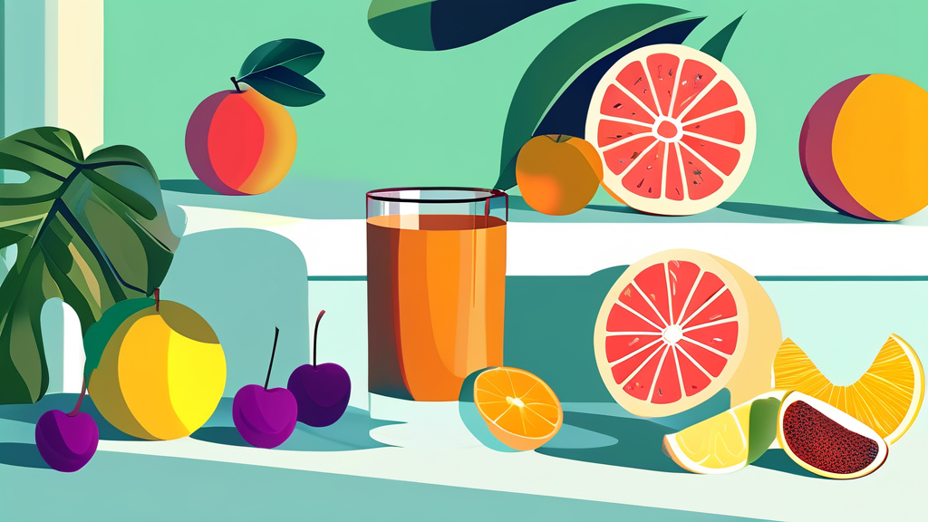 칼륨 섭취, 붓기 완화와 혈압 조절에 미치는 영향 (illustration 스타일)