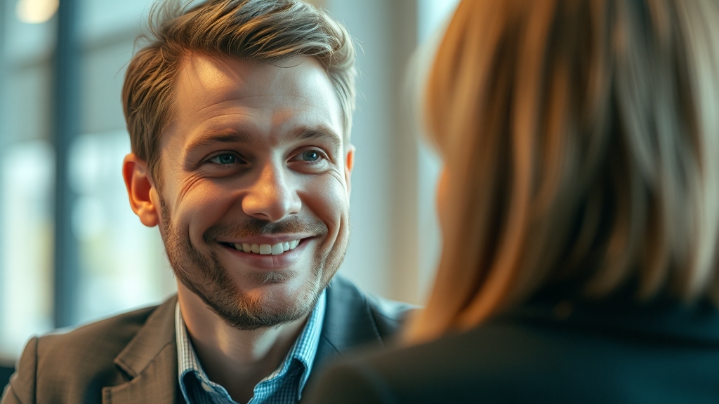 합격률 높이는 면접 태도 (realistic 스타일)