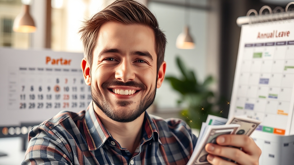 연차수당 지급 조건 (realistic 스타일)