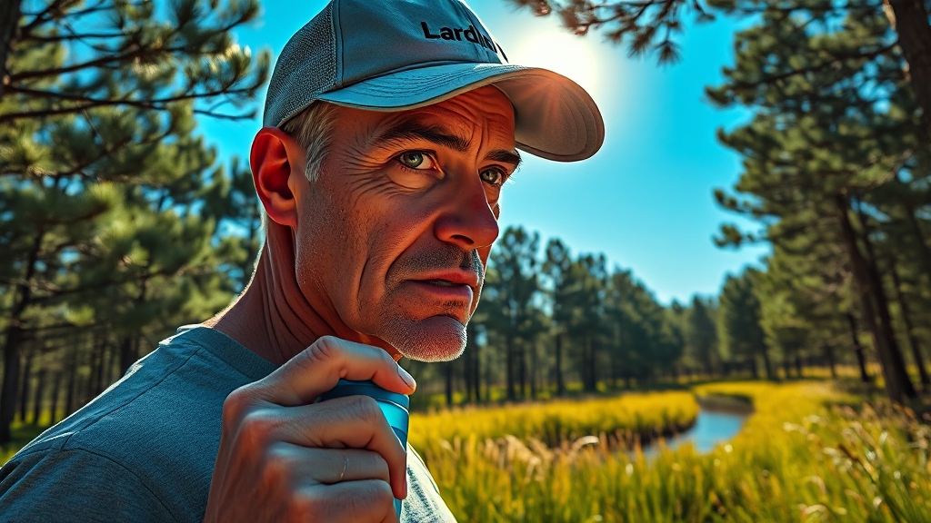 온열질환 예방 수칙 (realistic 스타일)