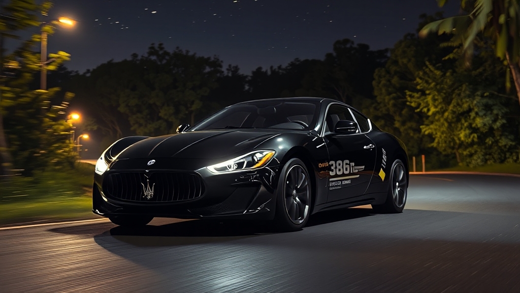 마세라티 금융 프로그램 안내 (realistic 스타일)