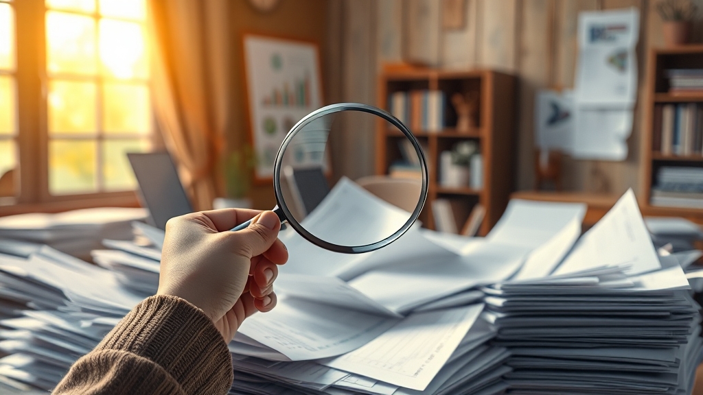 필요 서류 완벽 정리 (realistic 스타일)