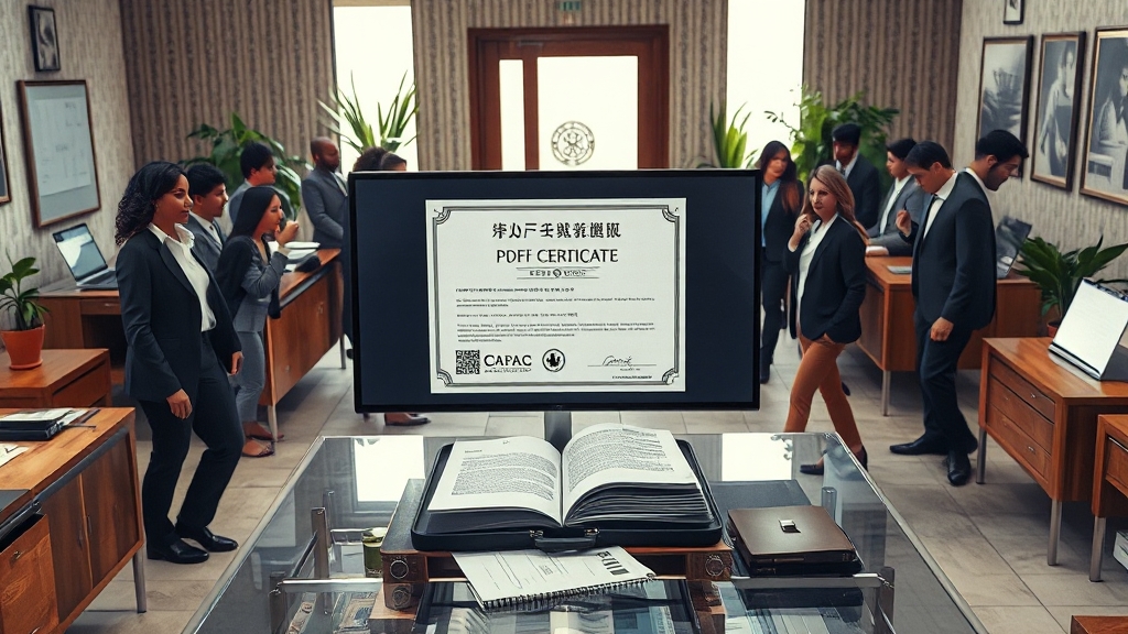 온라인 발급, 이것만 주의하세요! (realistic 스타일)