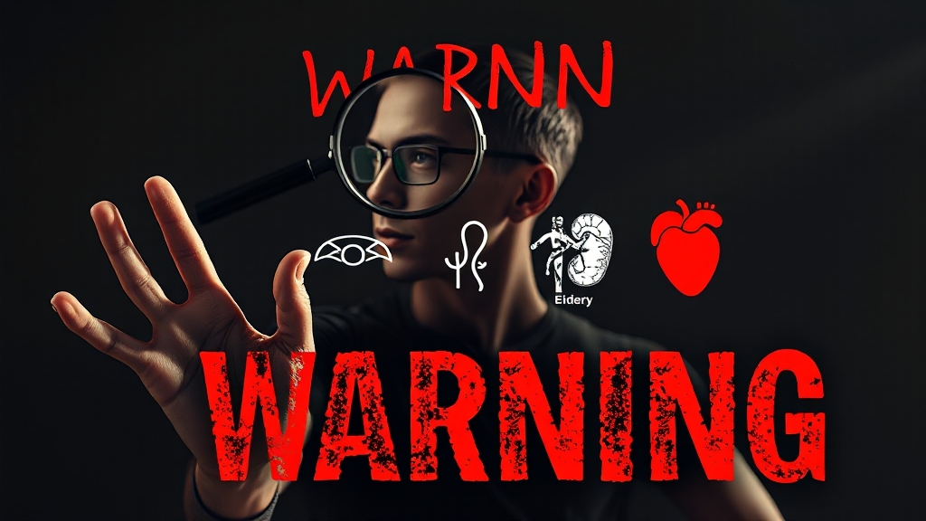 합병증 종류별 증상 (realistic 스타일)