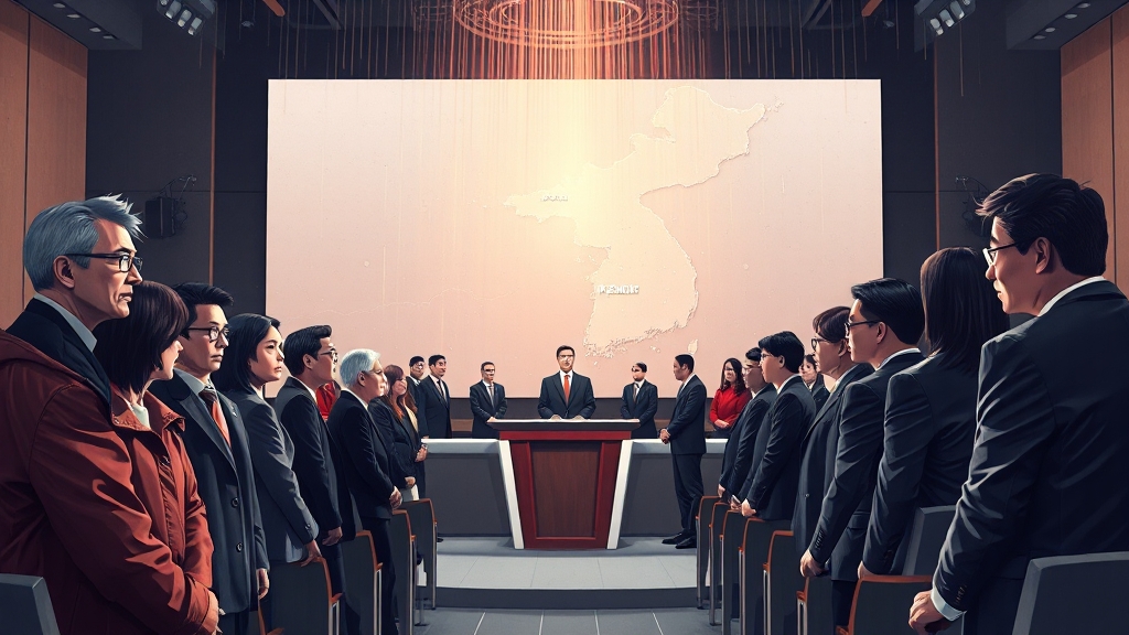 TV토론, 유권자 결정에 미치는 영향 (illustration 스타일)