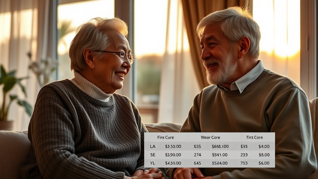 부산 실버타운 가격 핵심 요약 (realistic 스타일)