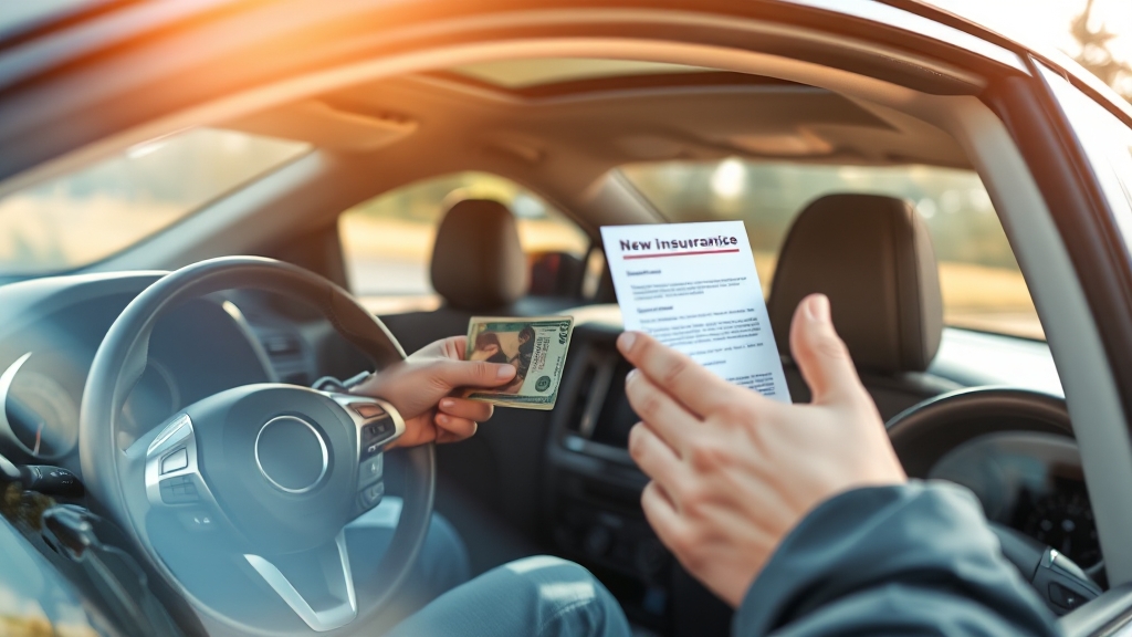 자동차보험 가입 시 꼭 확인해야 할 것들 (realistic 스타일)