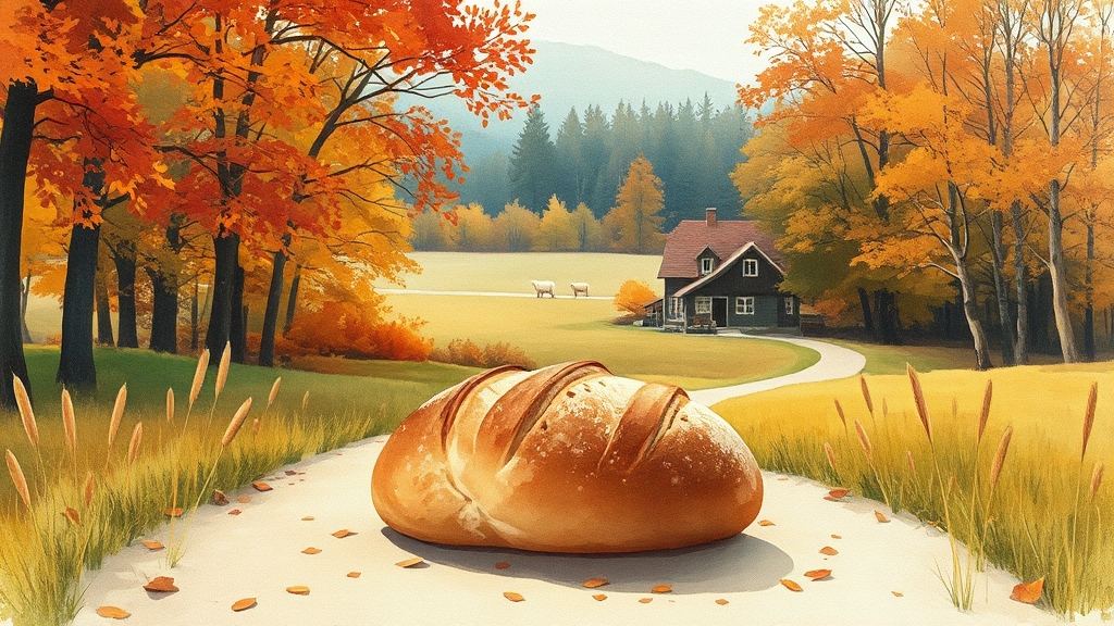 빵집 주변 명소 탐험 (watercolor 스타일)