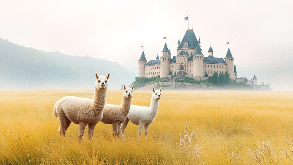 임실치즈테마파크 시설 및 체험 (watercolor 스타일)