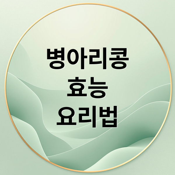 병아리콩
효능
요리법 (병아리콩 효능)