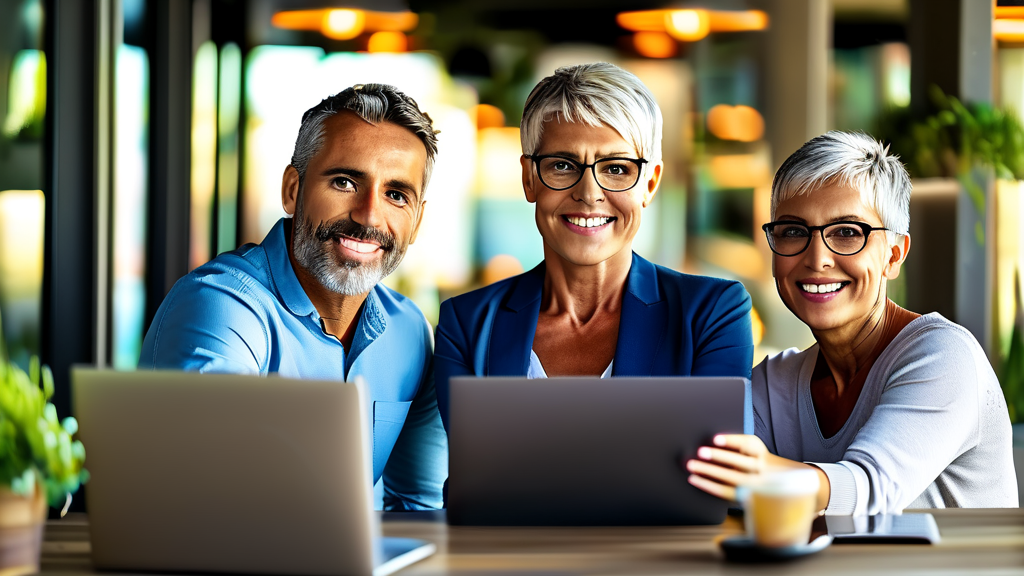 디지털 전환 지원 내용 및 혜택 (realistic 스타일)